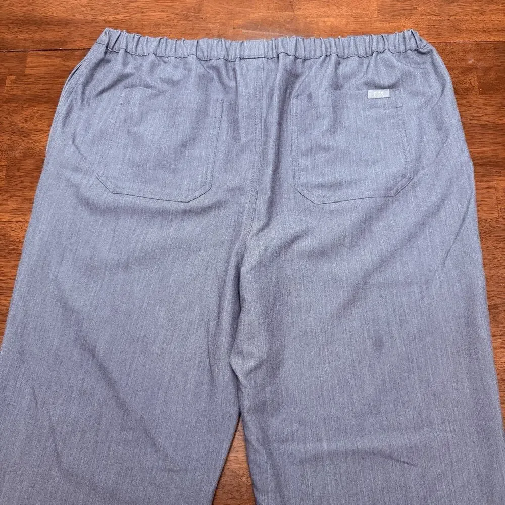 Figs Pisco Basic Scrub Pants Men's XL‎ Stretch Technical Collection Gray